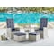 Alaterre Furniture Haven All-Weather Wicker Outdoor Recliners with Ottomans and Cushions, PK2 AWWE01EE - alternate 8